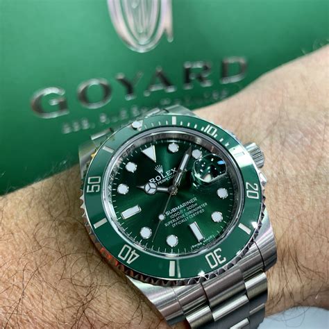 Rolex green bezel submariner